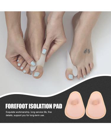GLSTOY Insoles 4pcs - Supports Foot Alignment, Bunion Splint Pads, Toe Separators - Light Yellow 10.5x7x0 - Buy Online on GoSupps.com