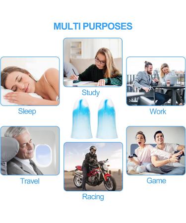 Ear Plugs for Sleeping - 42 Pairs Noise Cancelling Foam Ear Plugs 40dB Sound Blocking Protection for Snoring Travel & Shooting - Blue 2 Small Packages - Buy Online on GoSupps.com