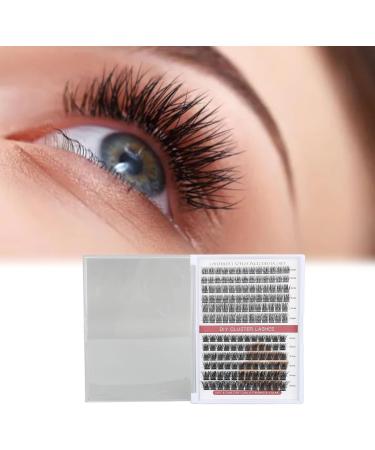 Cluster Eyelashes Different Style Individual Eyelashes Volume 10 16mm Length (A with B (150 Cluster)) - Buy Online on GoSupps.com