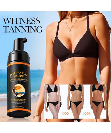 Mousse Autobronzante Autobronzant fonc et longue dur e Autobronzant Visage et Corps Naturel et Longue Dur e Un Bronzage Rapide la Veille des Vacances - Buy Online on GoSupps.com