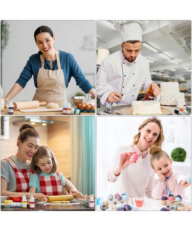 12-Color Liquid Food Coloring Set | Highly Concentrated for Baking Cake Decorating Macarons & Desserts - International Shipping Available - Buy Online on GoSupps.com
