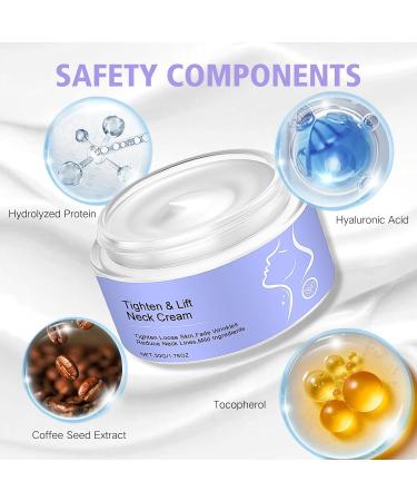 Neck Firming Cream for Skin Tightening - Tighten&Lift Neck Cream Firming Neck Cream Tightening Lifting Sagging Skin Neck Tightening Creams Anti Wrinkle Cream Smoothes And Repair Decolletage Cream - Buy Online on GoSupps.com