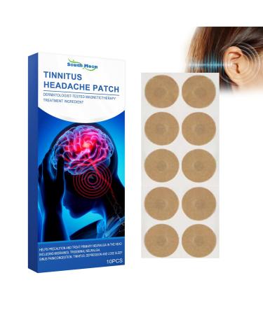 Tinnitus Patches 10 PCs Ear Patches for Tinnitus Ear Pain Patch Hearing Weaken Itchy Ears/Non-Woven Fabric Patch (10PCS)