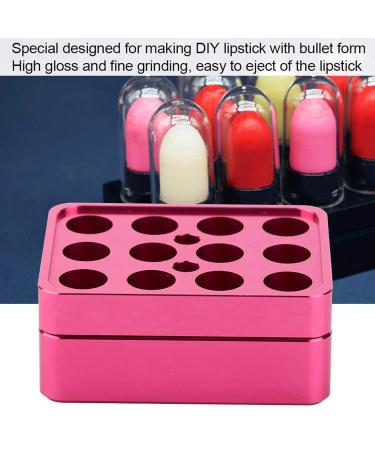 DIY Aluminum Lipstick Holder - 12 Holes 9.3mm | Easy to Use & Clean | Seamless High Gloss Design - Buy Online on GoSupps.com