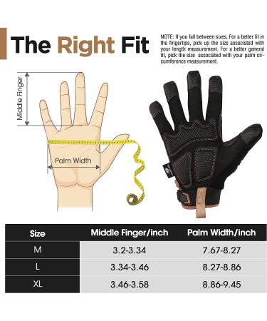 Mossy Oak Rubber Guard Tactical Gloves - Touch Screen, Army, Outdoor Hunting, Motorcycle - Black (Medium) - Buy Online on GoSupps.com