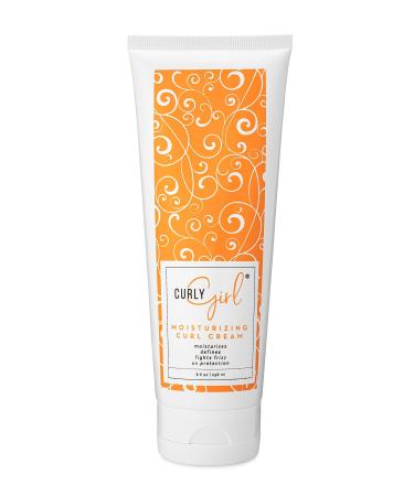 NEW! Curly Girl® Moisturizing Curl Cream, Leaves Hair Soft, Defines, Fights Frizz and UV Protection 8 Fl. Oz.