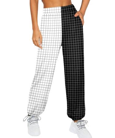 Parachute Pants Y2K Women | Vintage Cargo Pants | Baggy 90s E-Girl Streetwear | Track Pants Lang Lock 01-White M - Buy Online on GoSupps.com