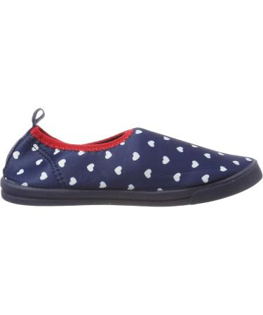 Playshoes Boys Unisex Aqua Shoes Slippers - Hearts Design 26.5/27 EU - Marine - Perfect for Kids' Water Activities - Buy Online on GoSupps.com