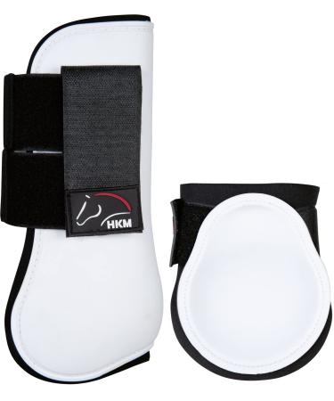 HKM gaiters and fetlock boots -Classic- set of 4 (thoroughbred white) B1200 White Thoroughbred