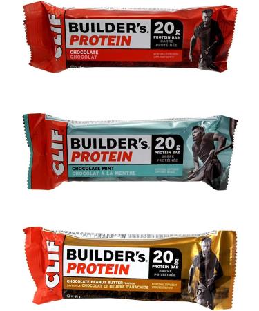 Clif Builder's Protein 18 Bar Variety Pack (18x68g) / 18 barres de prot in e dans un paquet de vari t (18x68g) - Buy Online on GoSupps.com