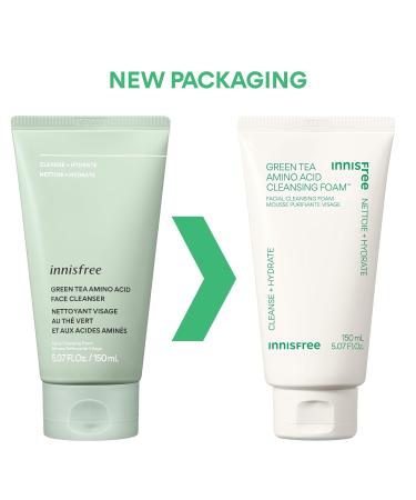 innisfree Green Tea Amino Acid Cleansing Foam - Buy Online on GoSupps.com