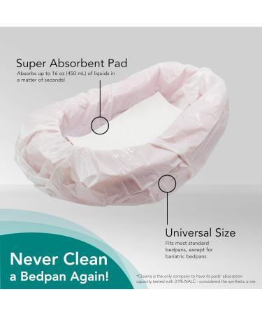 Carebag Commode & Bedpan Liners - 60 Count Super Absorbent Pad, Universal Fit for Bedpans and Commode Buckets - Buy Online on GoSupps.com