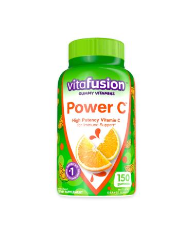 VitaFusion Power C High Potency Vitamin C Natural Orange Flavor 150 Gummies