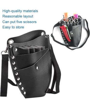 Hairdresser Scissor Bag Multi Functional Barber Waist Pouch Hairdresser Tool Waist Bag with Scissors Holders for Professional Salon Use - Buy Online on GoSupps.com