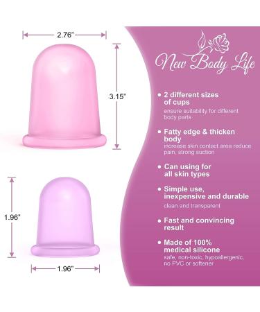 Anti Cellulite Massager Vacuum Suction Cups - Cupping Therapy Set for Exfoliation and Circulation Improvement - Cellulite Remover and Fat Deposits Distributor - Buy Online on GoSupps.com