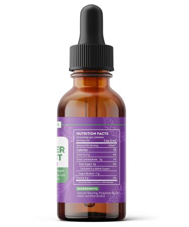 Lavender Extract (1oz) by Kate Naturals - 100% Natural & Vegan Flavoring for Baking & Drinks | Gluten-Free Edible Oil - Culinary Lavender Extract - Buy Online on GoSupps.com