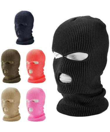 JunnKay Balaclava Face Mask for Cold Weather Skiing - Thermal Cycling Mask for Men and Women - Black, One Size - Buy Online on GoSupps.com