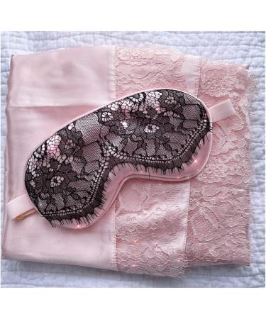 Elegant Silk & Satin Sleep Masks for Women | Adjustable Lace Blindfolds | Perfect Mother's Day Gift in Pink - Buy Online on GoSupps.com