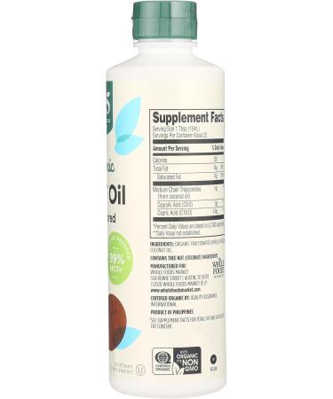 365 by Whole Foods Market MCT Oil Unflavored 16 Fl Oz - Buy Online on GoSupps.com