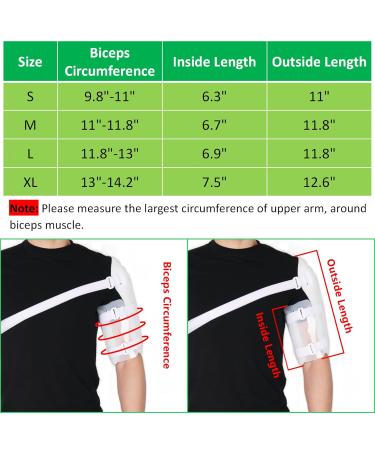 Buy Orthomen Humeral Shaft Fracture Splint - Lightweight Sarmiento Brace for Upper Arm & Shoulder - Breathable Support for Men & Women (S) - International Shipping Available - Buy Online on GoSupps.com