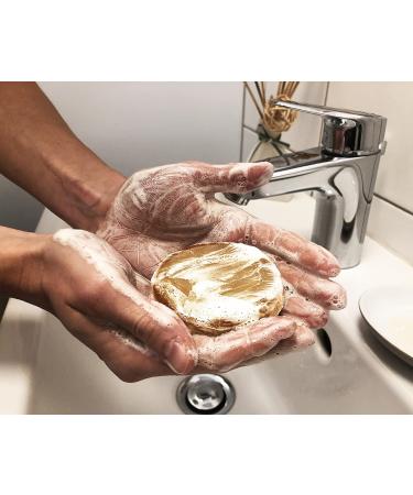 BaSuBa Chaga Soap 60g | Vegan Handmade Natural Soap | Odourless & High Quality for Perfect Skin Care - Buy Online on GoSupps.com