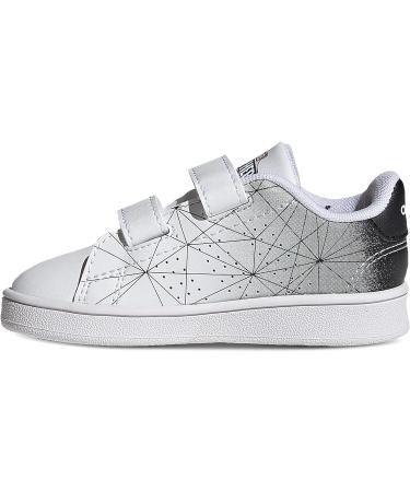 adidas Kids Advantage Cf I Sneaker - Child 5 UK - White/Black - Buy Online on GoSupps.com