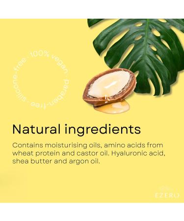 EZERO Shampoo and Conditioner Set with Mask Plex for Damaged Hair - Argan Oil, Amino Acids, Hyaluronic Acid, Shea Butter - Vegan Hair Treatment - Buy Online on GoSupps.com