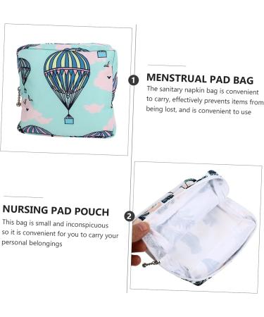 SECFOU 4pcs Sanitary Napkin Storage Bag - Travel Cosmetic Holder for Menstrual Pads & Women's Essentials - Buy Online on GoSupps.com