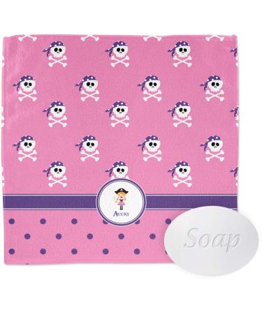 YouCustomizeIt Personalized Pink Pirate Washcloth