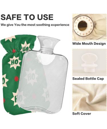 Buy Christmas Ho Green Hot Water Bottle | 1L Pain Relief & Bed Warmer | Ideal for Arthritis | International Shipping Available - Buy Online on GoSupps.com