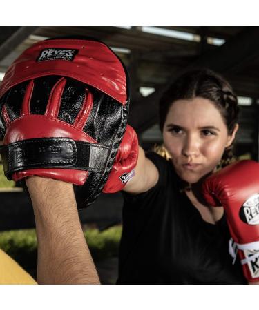 Cleto Reyes Curved Mitts with Hook and Loop Closure - Top Quality Training Gear - Buy Online on GoSupps.com