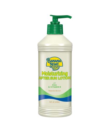 Banana Boat Moisturizing After Sun Lotion with Aloe and Vitamin E 16oz | After Sun Care Banana Boat After Sun Lotion Sunburn Relief 16oz