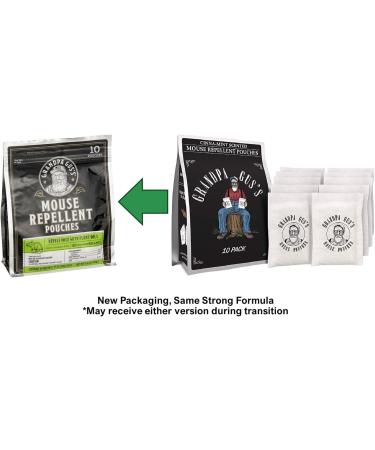 Grandpa Gus's Extra-Strength Mouse Repellent 1.75 Oz - Cinnamon/Peppermint Oils (10 Pouches) - Buy Online on GoSupps.com