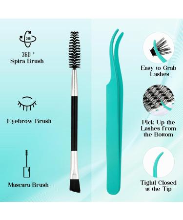 GEMERRY Lash Extension Kit - Thick D Curl Eyelash Clusters with Bond & Seal | DIY Beginner Set (80P - 10-18mm) for Fluffy Long-Lasting Lashes - Buy Online on GoSupps.com