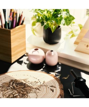 Arteza Wood Burning Kit - Pyrography Pen with 6 Tips, Heat Shield & Stand - 25W, 300-400C - Ideal for Beginners, Intermediates, and Hobbyists - Buy Online on GoSupps.com
