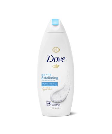 Dove Body Wash 100% Gentle Cleanser Sulfate Free Gentle Exfoliating With Sea Minerals Bodywash for Softer Smoother Skin After Just One Shower 22 oz 22 Fl Oz (Pack of 1)