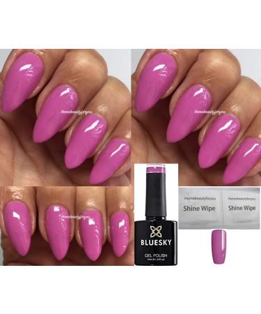 Bluesky Nail Gel Polish PINK MAUVE Crocus Summer Vibes Musk SV03 UV LED Soak (Requires Drying under LED/UV Lamp)