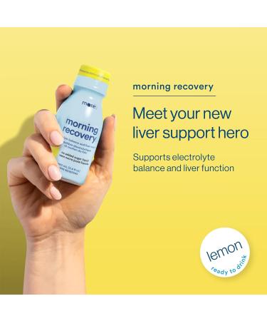 More Labs Morning Recovery Liver Support Drink (Pack of 24) Sugar-Free Lemon Flavor Hovenia Dulcis Milk Thistle Prickly Pear Korean Red Ginseng B Vitamins Electrolytes No Artificial Flavors Lemon (Sugar-Free) 100 ml (Pack of 24) - Buy Online on GoSupps.com