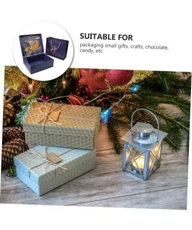 VILLCASE 1 Set Box Box Box Decor Present Accessory Jewelry Present Adornment Packing Box Girl Heart 38X28CM Blue - Buy Online on GoSupps.com