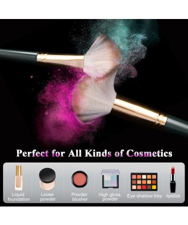 Melliex 14-Piece Professional Makeup Brush Set - Synthetic Cosmetic Brushes for Powder Foundation Eyeshadow Blush | Green - International Shipping Available - Buy Online on GoSupps.com