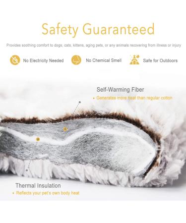 Self Heating Cat Pad - 27.5 x 18.5 Thermal Cat Mat for Outdoor & Indoor Pets - Buy Online on GoSupps.com