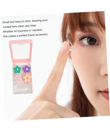 Lalafina 2er-Box Invisible Case for Contact Lenses | Plastic Lens Kit Holder & Eye Care Set with Mirror Film | Travel-Friendly Container - Shop Internationally! - Buy Online on GoSupps.com