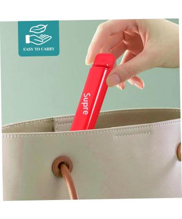 2 STK Collapsible Travel Toothbrush & Hanging Hooks for Kids | Portable Brass Cleaning Agents & Foldable Detergent for Camping - Buy Online on GoSupps.com