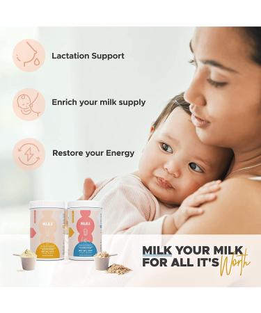 Majka Organic Lactation Protein Powder - Breastfeeding Safe Supplement for Increased Breast Milk - Postnatal Vitamin - Vegan & Gluten Free - 1.03 LB (Green Vanilla) - Buy Online on GoSupps.com
