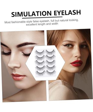 LALAFINA 10 Pairs Eyelashes Halloween Makeup Supplies Natural Eye Lashes Christmas Eye Lashes Fluffy Eyeslash Long Extension Eyeslash Fake Natural Lash Fake Eyelash Fiber Slender 3d - Buy Online on GoSupps.com