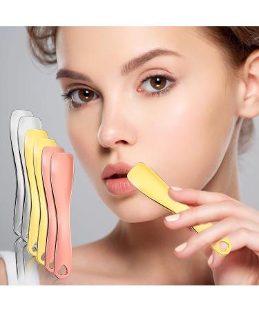 Sibba 6x Metal Mini Spoon Spatula Set - Cosmetics Applicator for Face Masks Creams & Beauty - 2 Gold 2 Silver & 2 Rose Gold - Buy Online on GoSupps.com