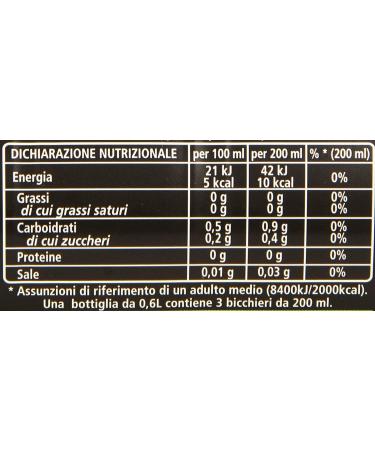 Pack of 6 sugar-free lemon lemonade PET 0.6 l refreshing - Buy Online on GoSupps.com