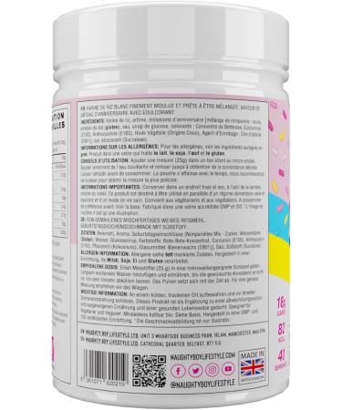  Naughty Boy Naughty Boy Rice Cream 40 servings Rice cream supplement clean carbs for optimal performance amazing taste and easy to digest low sugar low fat vegan 1 kg - Buy Online on GoSupps.com