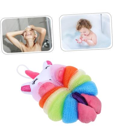 POPETPOP Bath Ball Exfoliating Bath Sponge Shower Loofahs Balls Shower Puff Unicorn Bath Sponges Shower Scrub Sponge Wash Clothes for Baby Cartoon Loofah Sponge Body Accessories Toddler - Buy Online on GoSupps.com