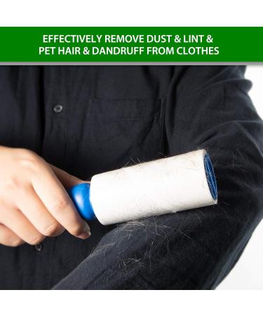 Buy Mudela Extra Sticky Lint Roll for Animal Hair - 6 Replacement Rolls for Effective Cat & Dog Hair Removal | Lint Roller for Clothing Sofa Bed & Carpet - Buy Online on GoSupps.com